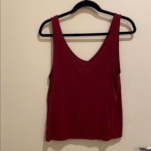 Red Topshop Crop Top